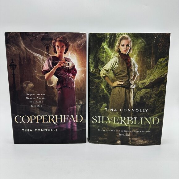 Copperhead and Silverblind by Tina Connolly / Hardcover / Ironskin Books 2 & 3 - Picture 1 of 12